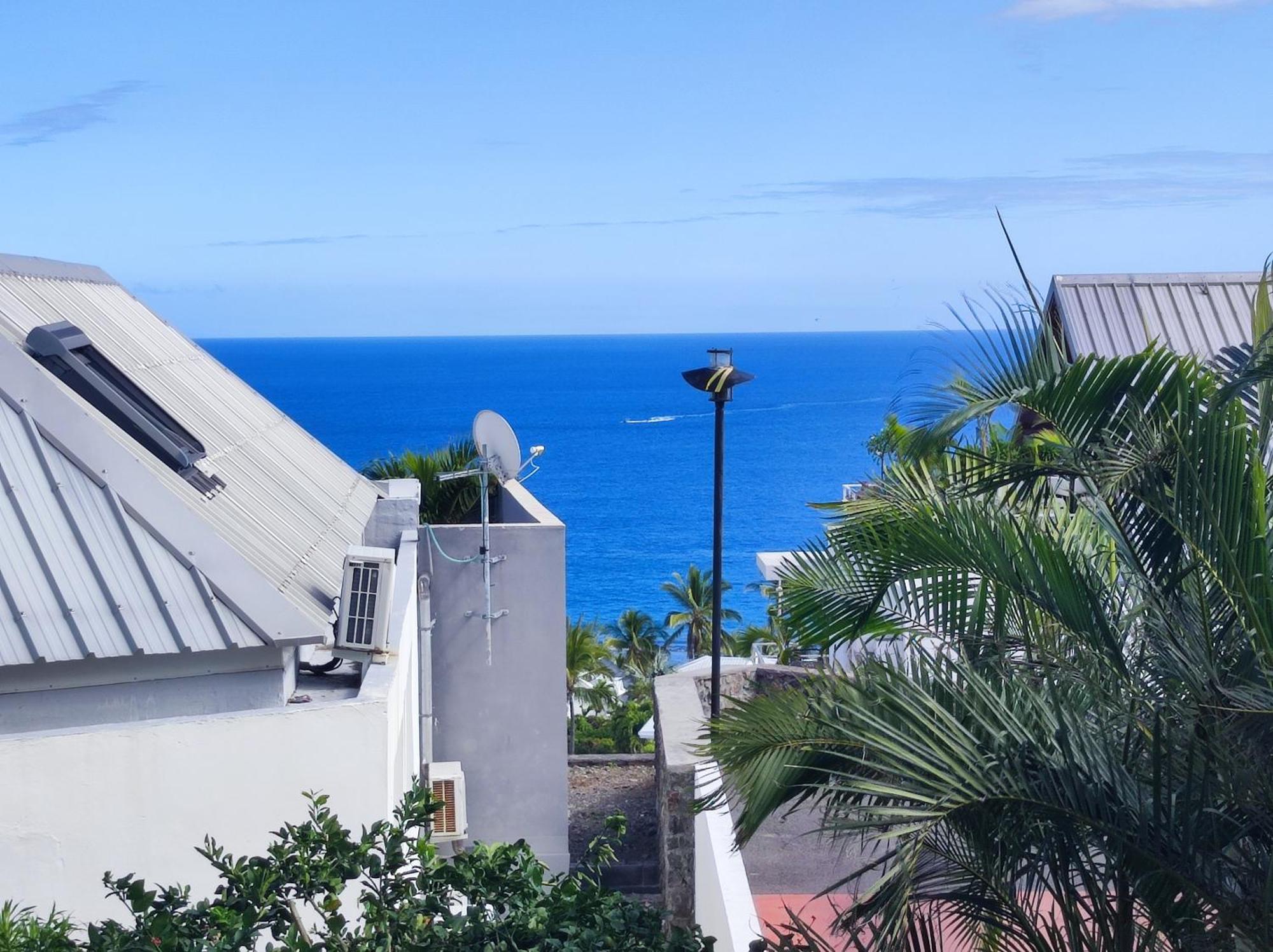Le Nid Oceanique ! Appart T2 Avec Terrasse, Vue Mer Et Parking Prive En Sous Sol, Proche Du Centre Ville De Saint Gilles Les Bains Ngoại thất bức ảnh